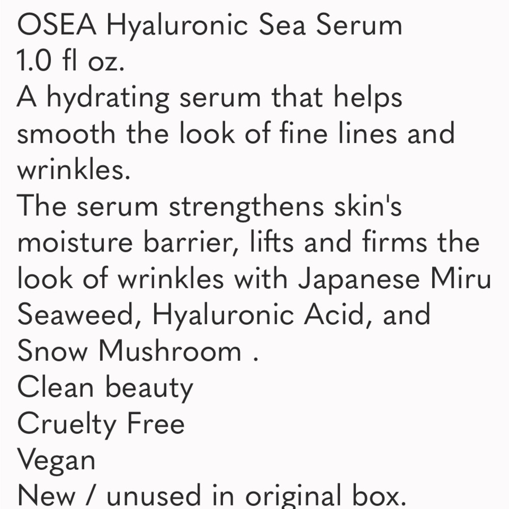 OSEA Hyaluronic Sea Serum - Picture 8 of 8